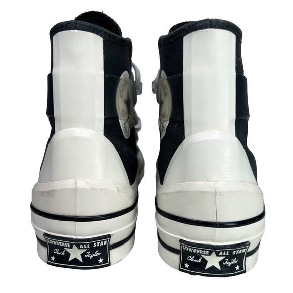 Converse 70 Utility Translucent Overlay High-Top Gray Sneakers Size 8.5 - Picture 6 of 7